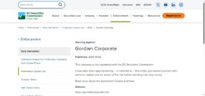 Gordian Corporate _ BCSC