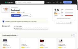 Revinvest-Reviews Trustpilot