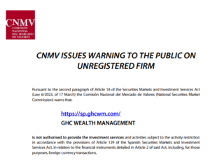 warning