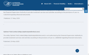 Warning Optimal Yields