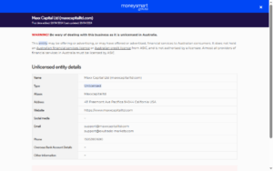 Investor-warning-Maxx-Capital warning