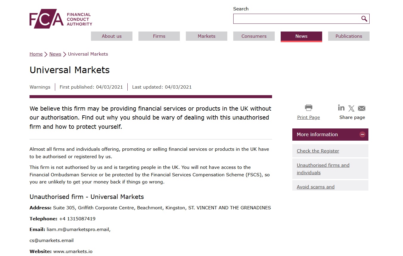 Universal-Markets-FCA-Warning