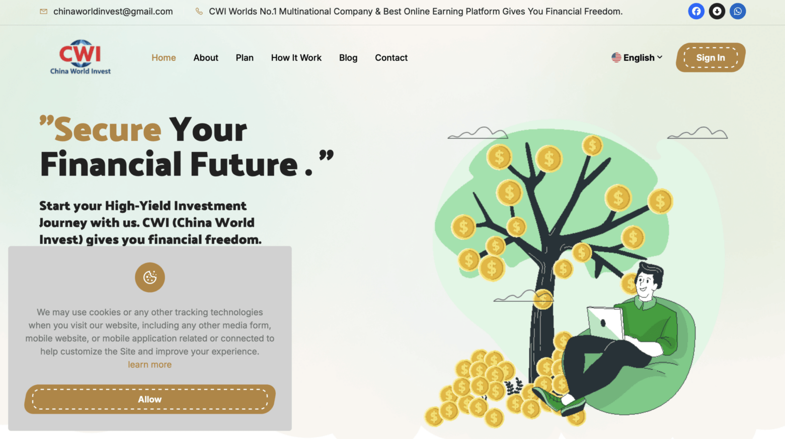 Chinaworldinvest.com Review
