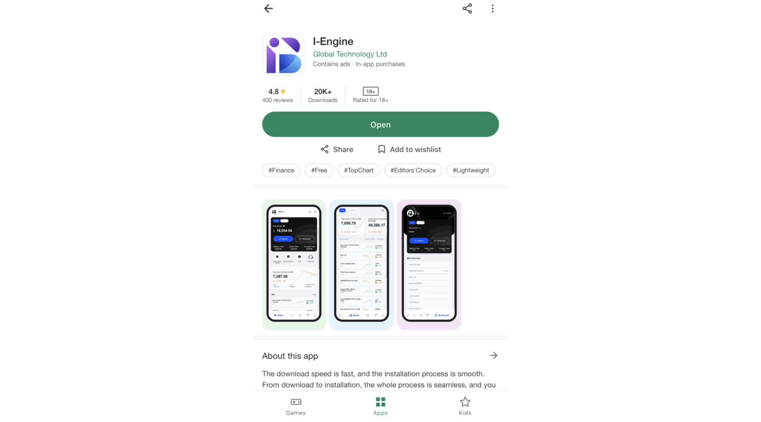 I-Engine Review